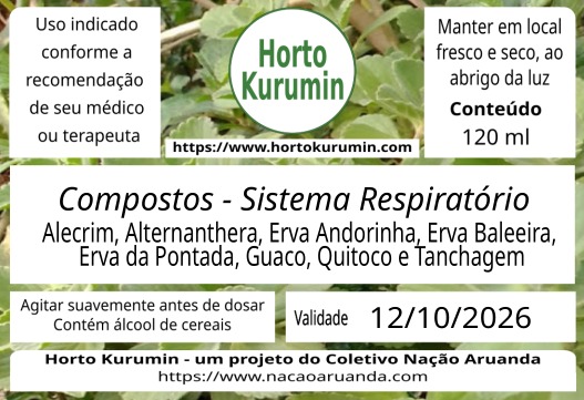 Compostos - Sistema Respiratório