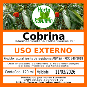 Extrato de Cobrina - USO EXTERNO