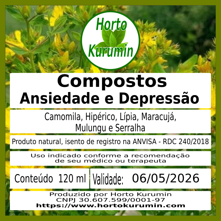 Compostos - Ansiedade e Depressão