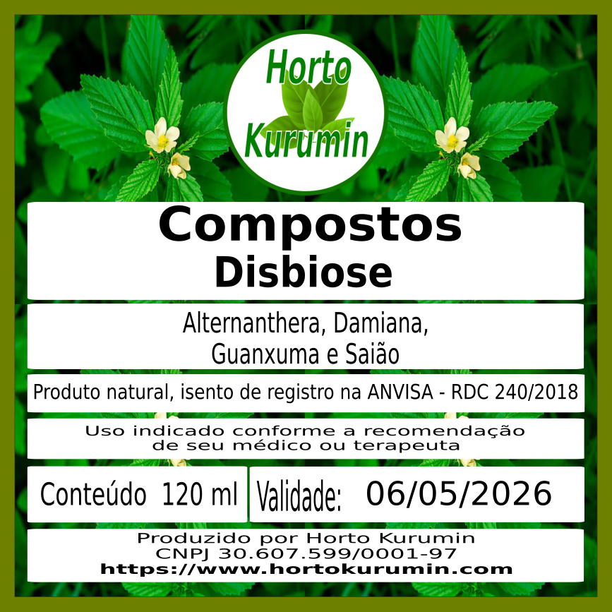 Compostos - Disbiose