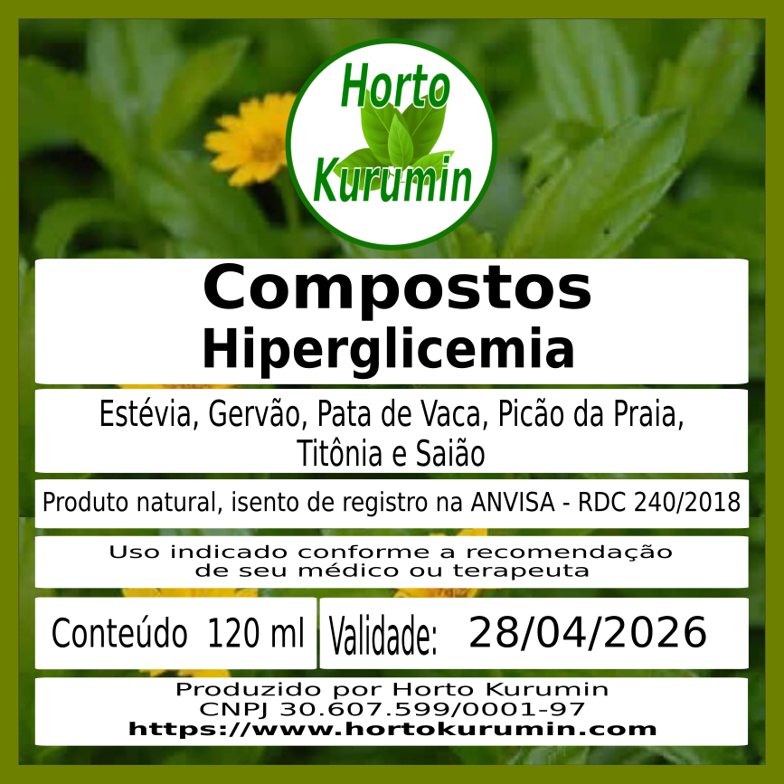 Compostos - Hiperglicemia