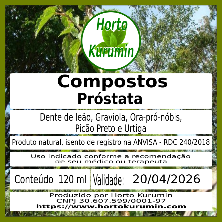 Compostos - Próstata