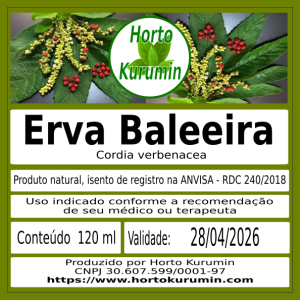 Tintura de Erva Baleeira