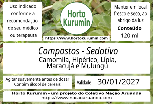 Compostos - Sedativo