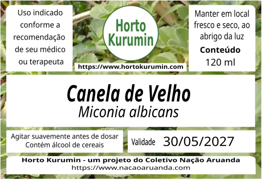Tintura de Canela de Velho